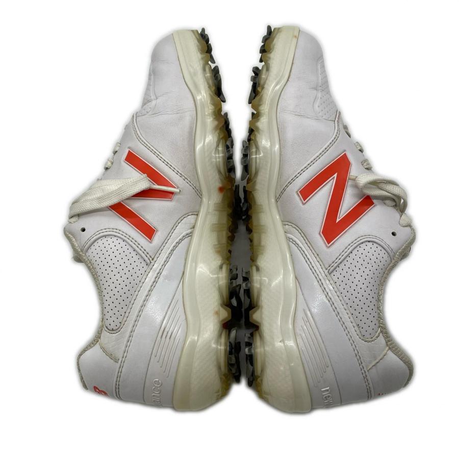 New Balance ゴルフシューズ シルバー/オレンジ New Balance Golf（ニューバランスゴルフ） coco 中古 ゴルフシューズ