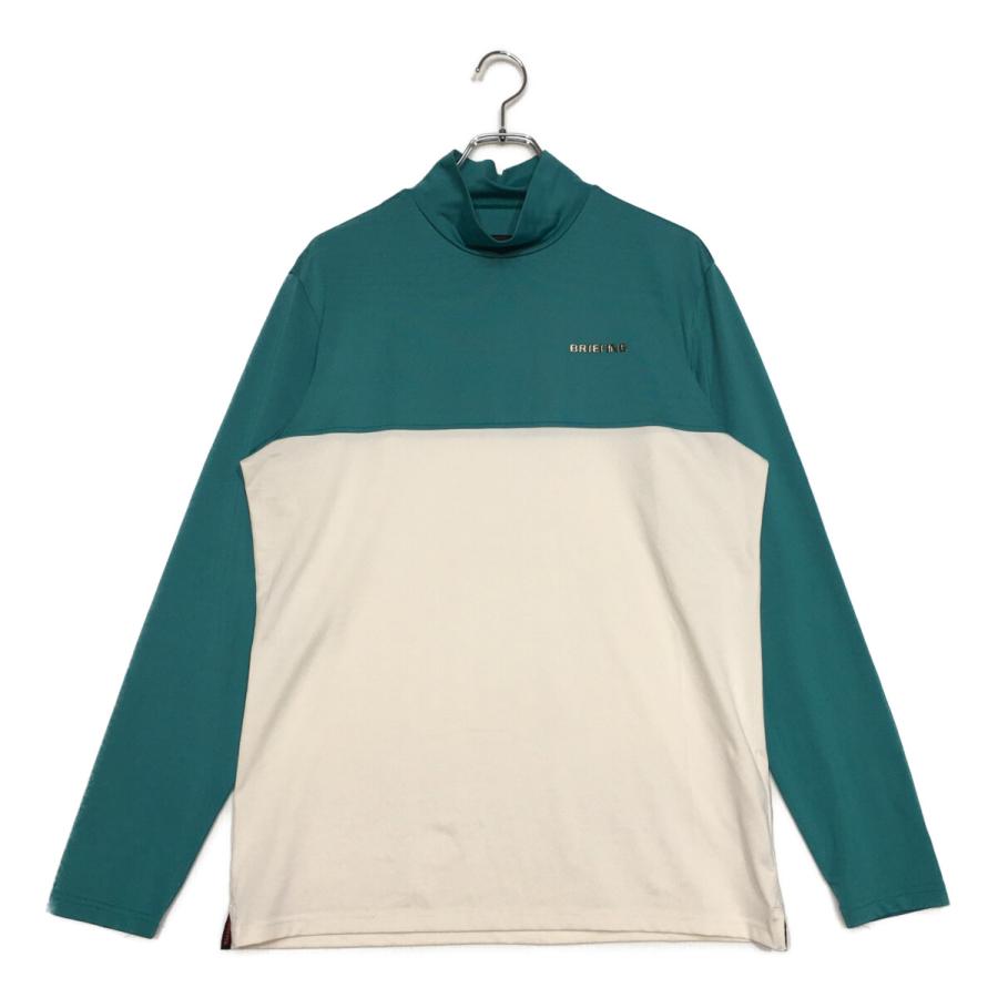 BRIEFING（ブリーフィング） 中古 メンズ 長袖シャツ L 緑×白 モック