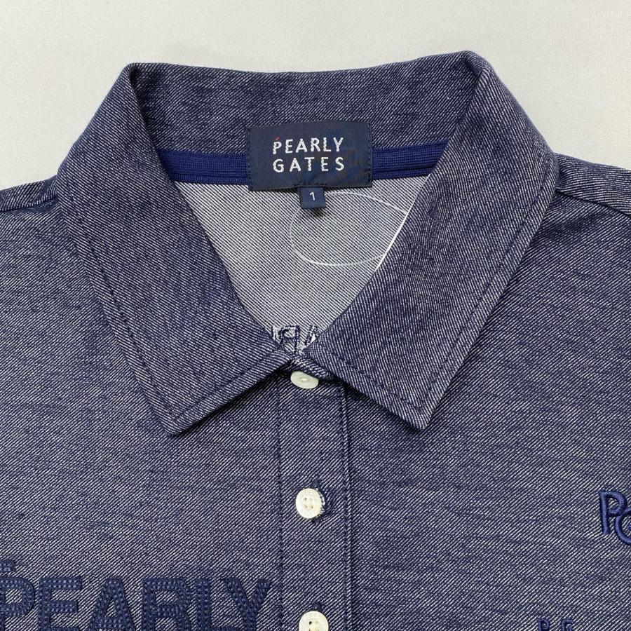 PEARLY GATES 水玉ポロシャツ ネイビー未使用 PEARLY GATES（パーリーゲイツ） coco 中古 レディース 半袖ポロシャツ