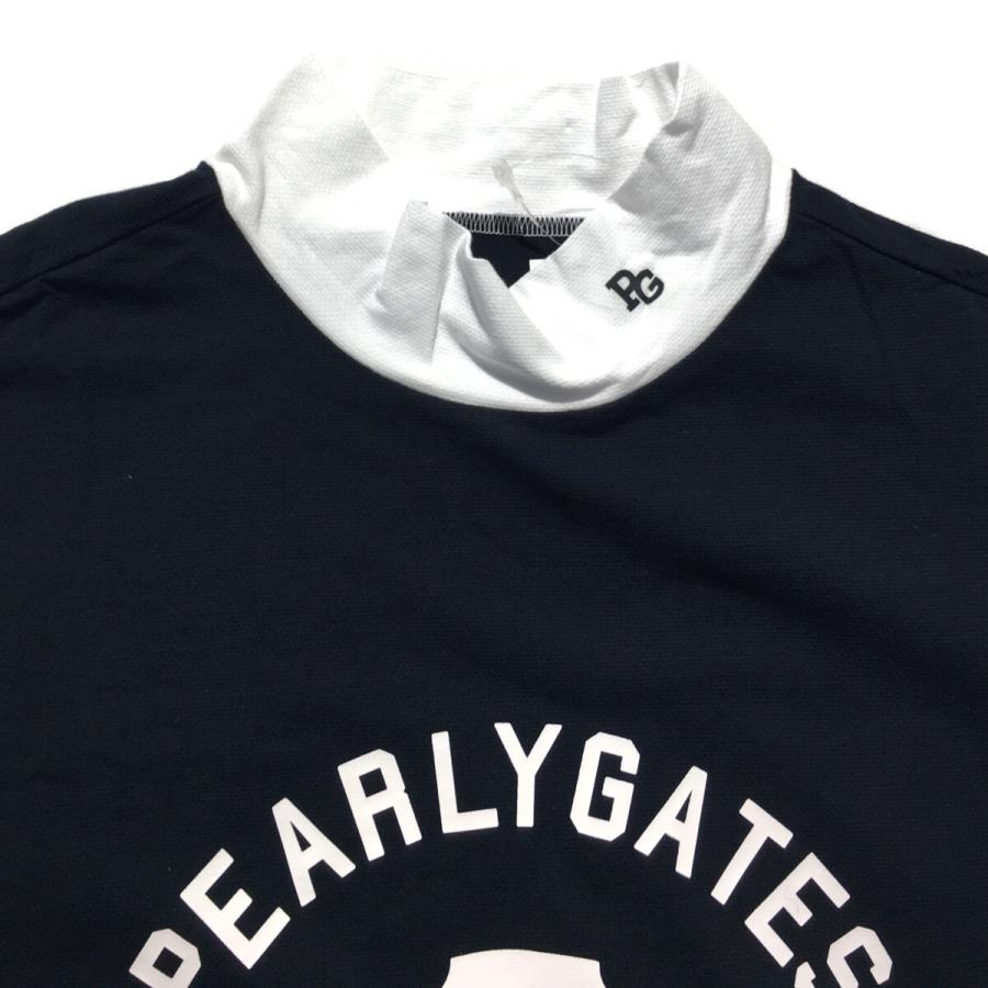 新品、未使用　パーリーゲイツ　長袖　モック濃紺 PEARLY GATES（パーリーゲイツ） 中古 レディース 長袖シャツ 1(M) 紺