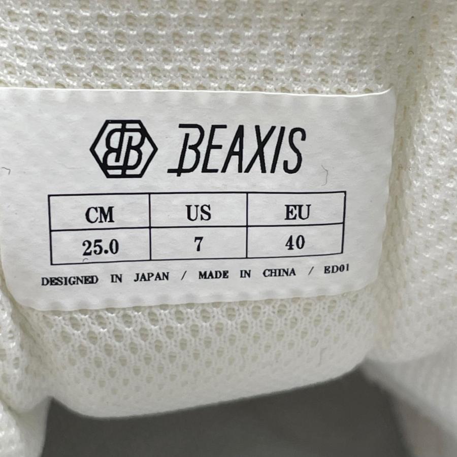 coco 中古 ゴルフシューズ 25cm ホワイト ビーアクシス BEAXIS