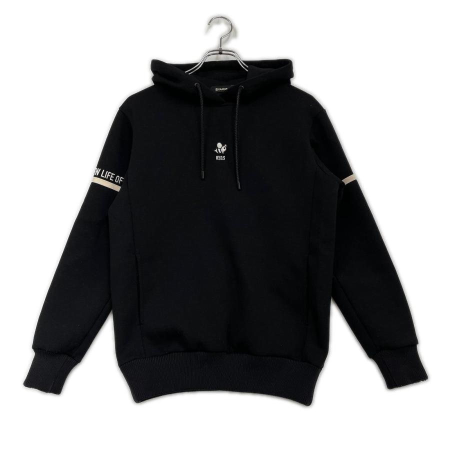 中古 ハチヤーズ 8YARDS レディース パーカー M 黒 ブラック