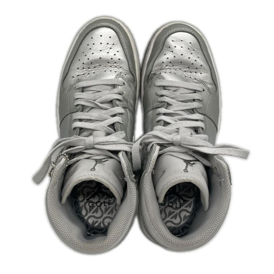 ジョーダン　ゴルフ　ハイカット　シルバー　完売品 NIKE（ナイキ） coco 中古 ゴルフシューズ 26cm シルバー エア