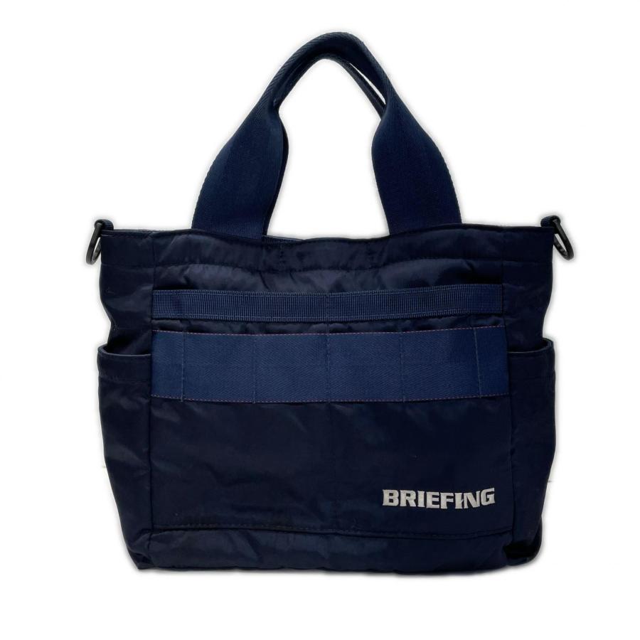 BRIEFING カートバッグ ネイビー　ブリーフィング　ラウンドバック　中古 BRIEFING（ブリーフィング） coco 中古 カートバッグ ネイビー トート