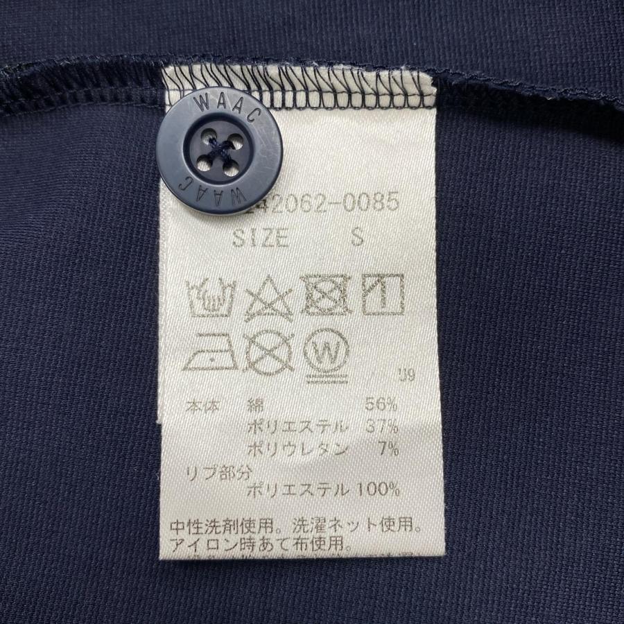 WAAC coco 中古 ワック レディース 半袖ポロシャツ S ネイビー 紺