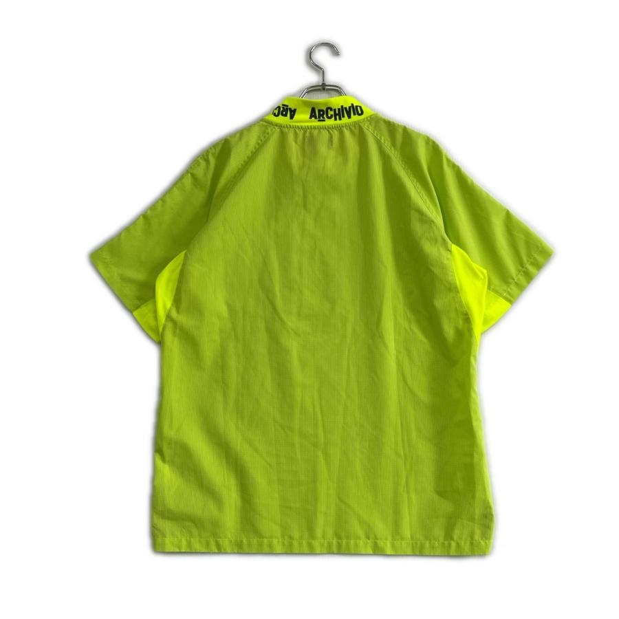 coco 中古 アルチビオ archivio メンズ 半袖シャツ 48(L) ライムイエロー 黄 モックネック archivio（アルチビオ） coco 中古 メンズ 半袖シャツ 48(L) ライム