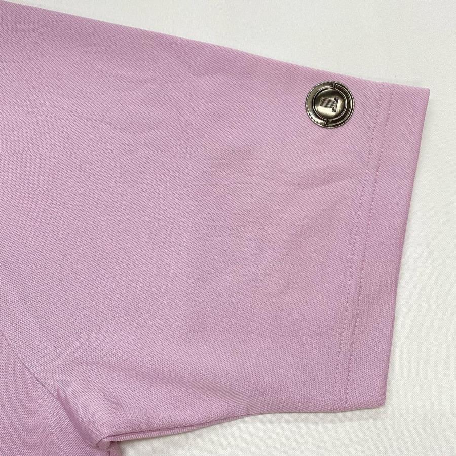 coco 未使用品 ランバンスポール LANVIN SPORT メンズ 半袖ポロシャツ 40(M) ライトパープル ピンク系 UVカット 薄紫 LANVIN（ランバン） coco 未使用品 ランバンスポール メンズ 半袖