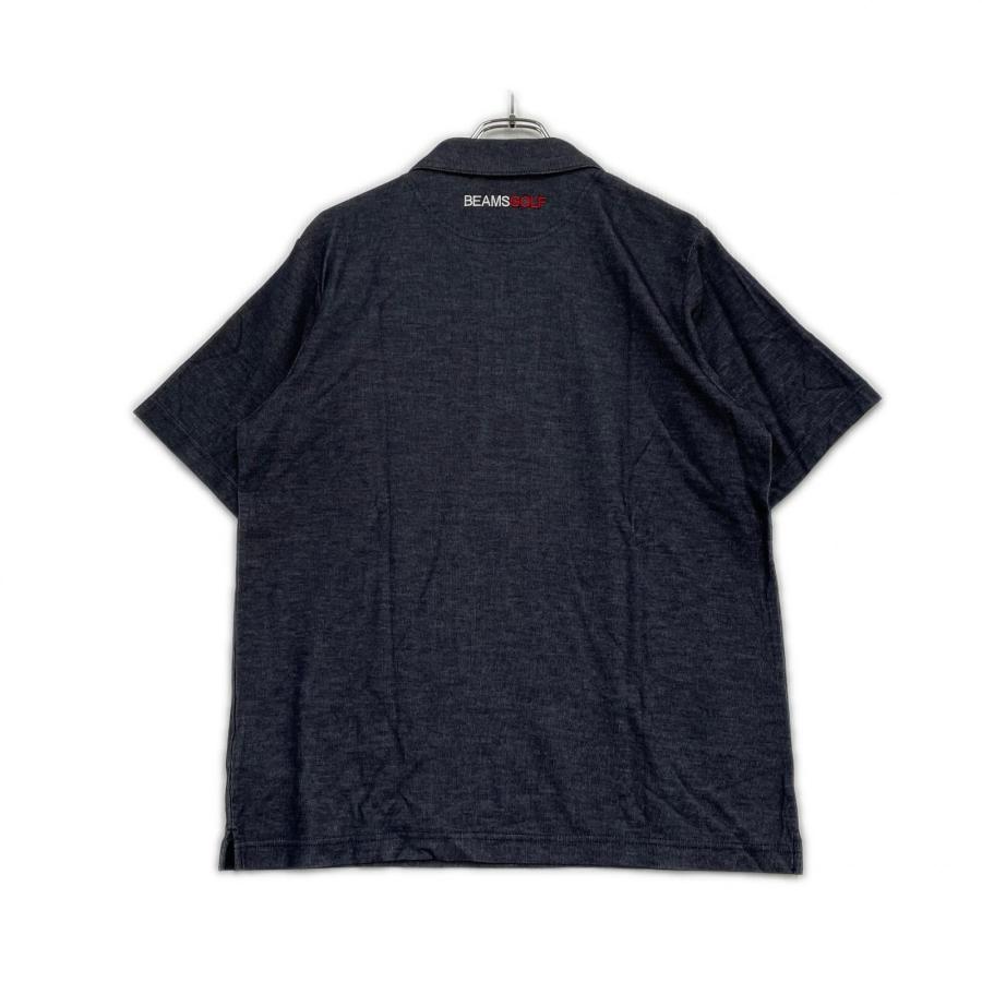 BEAMS - coco 中古 ビームスゴルフ BEAMSGOLF メンズ 半袖ポロシャツ M 紺 ネイビー ワッペン BEAMS（ビームス） coco 中古 ビームスゴルフ BEAMSGOLF メンズ 半袖