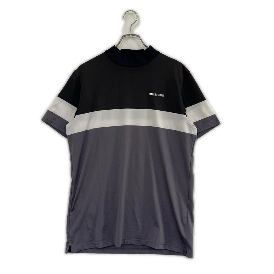BRIEFING ベージュ クルーネック ストレッチ　トレーナー BRIEFING（ブリーフィング） coco 中古 メンズ 半袖シャツ L 紺×白