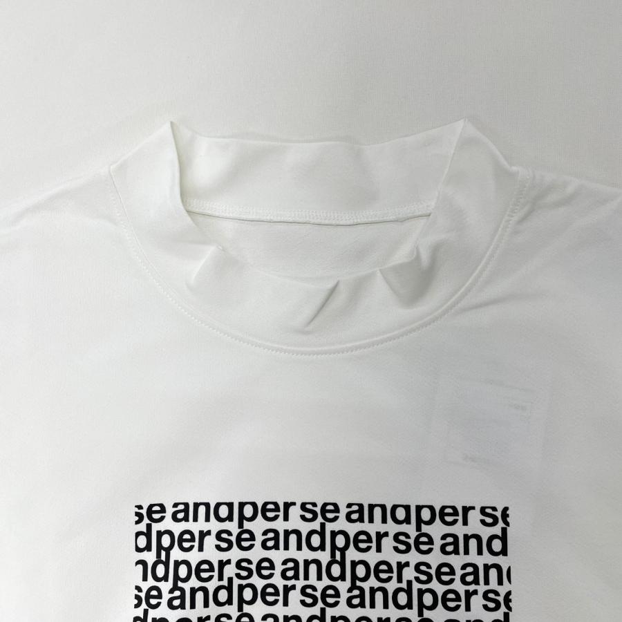 and per se（アンパスィ） 未使用品 メンズ 半袖シャツ LL 白 ホワイト