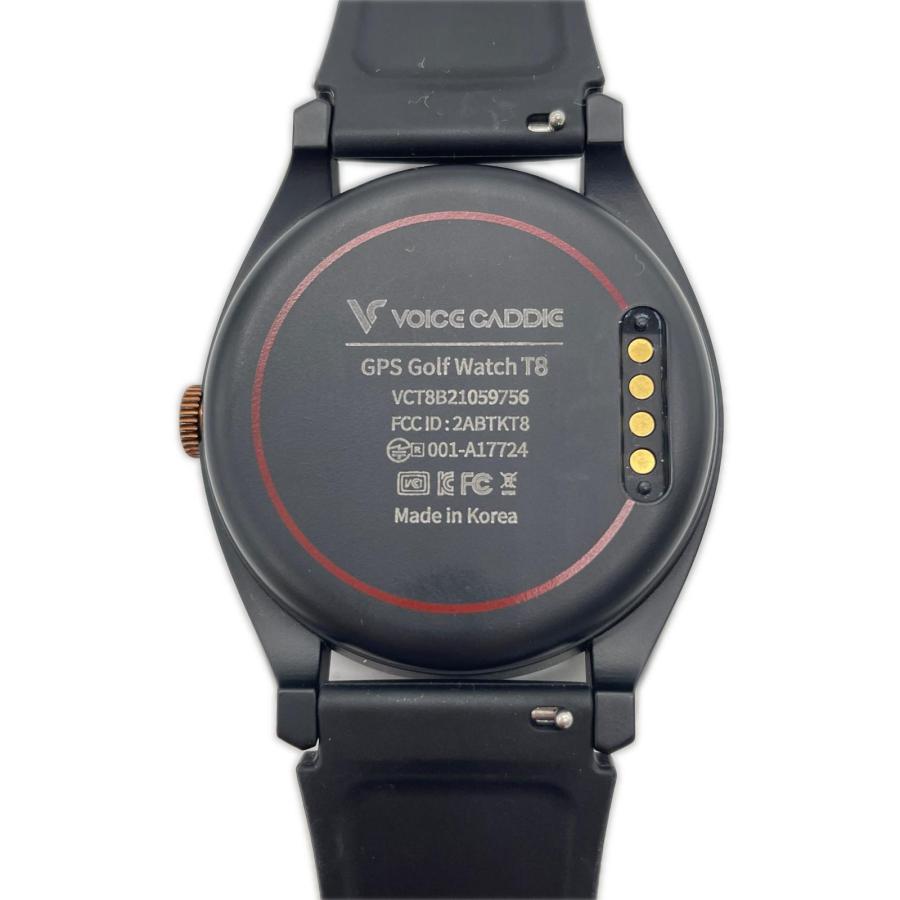 中古 ボイスキャディ voice caddie ゴルフナビ 黒 T8 距離計 ウォッチ