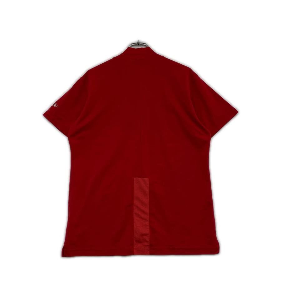 coco 中古 ダンスウィズドラゴン DANCE WITH DRAGON メンズ 半袖シャツ 3(L) レッド 赤 モックネック 薄手 Dance With Dragon（ダンスウィズドラゴン） coco 中古 メンズ 半袖