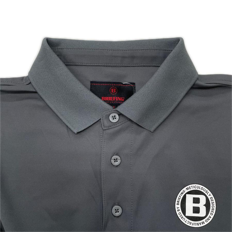 BRIEFING（ブリーフィング） 中古 メンズ 半袖ポロシャツ M グレー