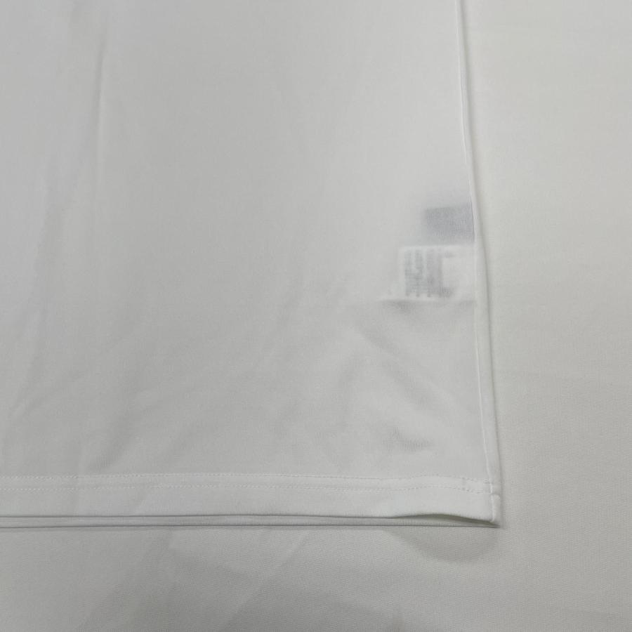StANDREWS モックネック 半袖 ゴルフシャツ ホワイト L 日本製 美品 中古 セントアンドリュース StANDREWS メンズ 半袖シャツ M ホワイト