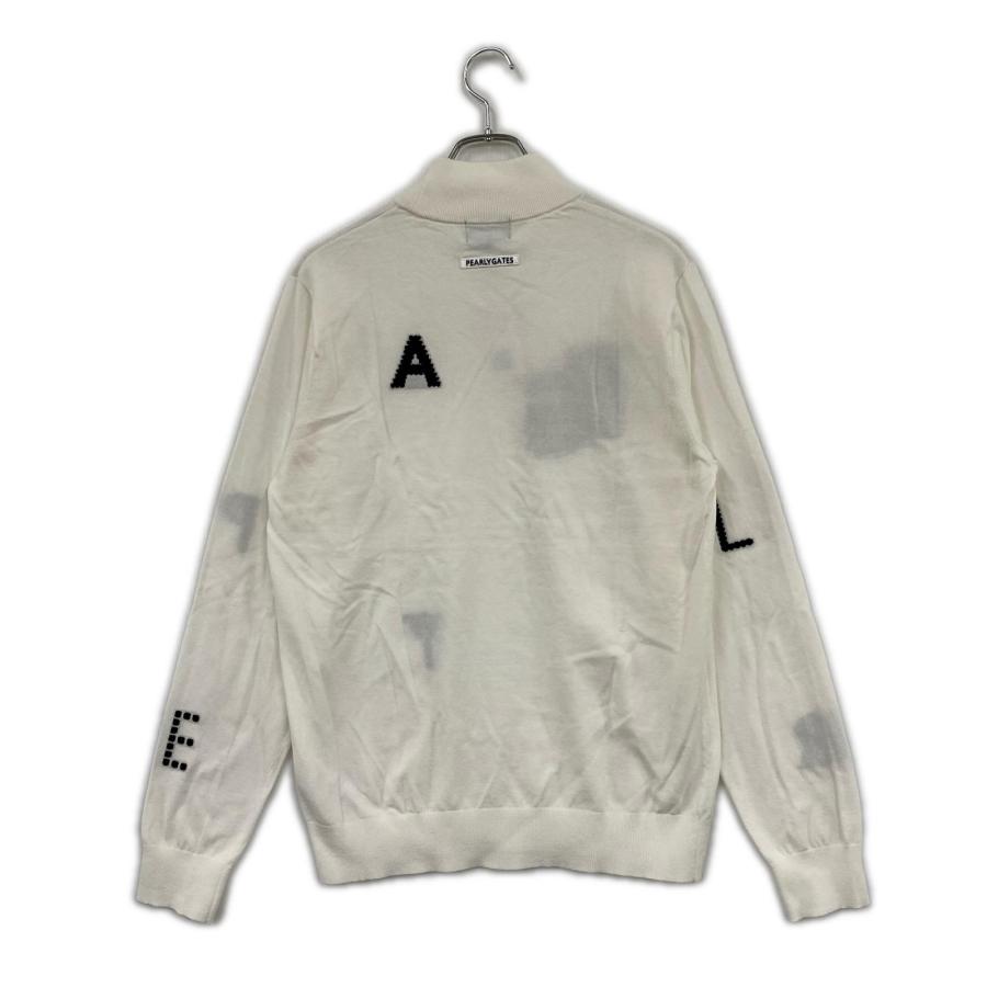 【希少モデル】 PEARLY GATES カウチン ニット モックネック L PEARLY GATES（パーリーゲイツ） 中古 メンズ ニット 6(LL) ホワイト
