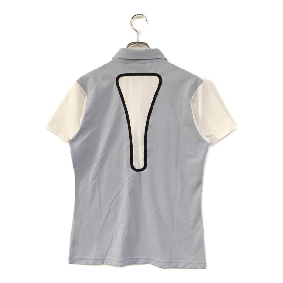 DESCENTE GOLF 中古 デサントゴルフ メンズ 半袖ポロシャツ M サックス