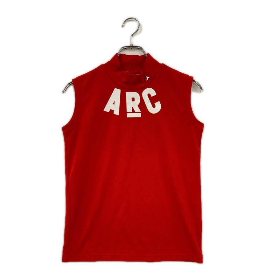 ☆美品アルチビオ archivioゴルフレディースモックネック ノースリーブ archivio（アルチビオ） 中古 レディース ノースリーブ 36(S) レッド