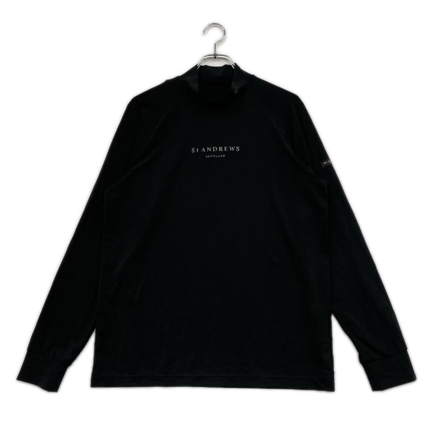 coco 中古 セントアンドリュース メンズ 長袖シャツ L ブラック モック