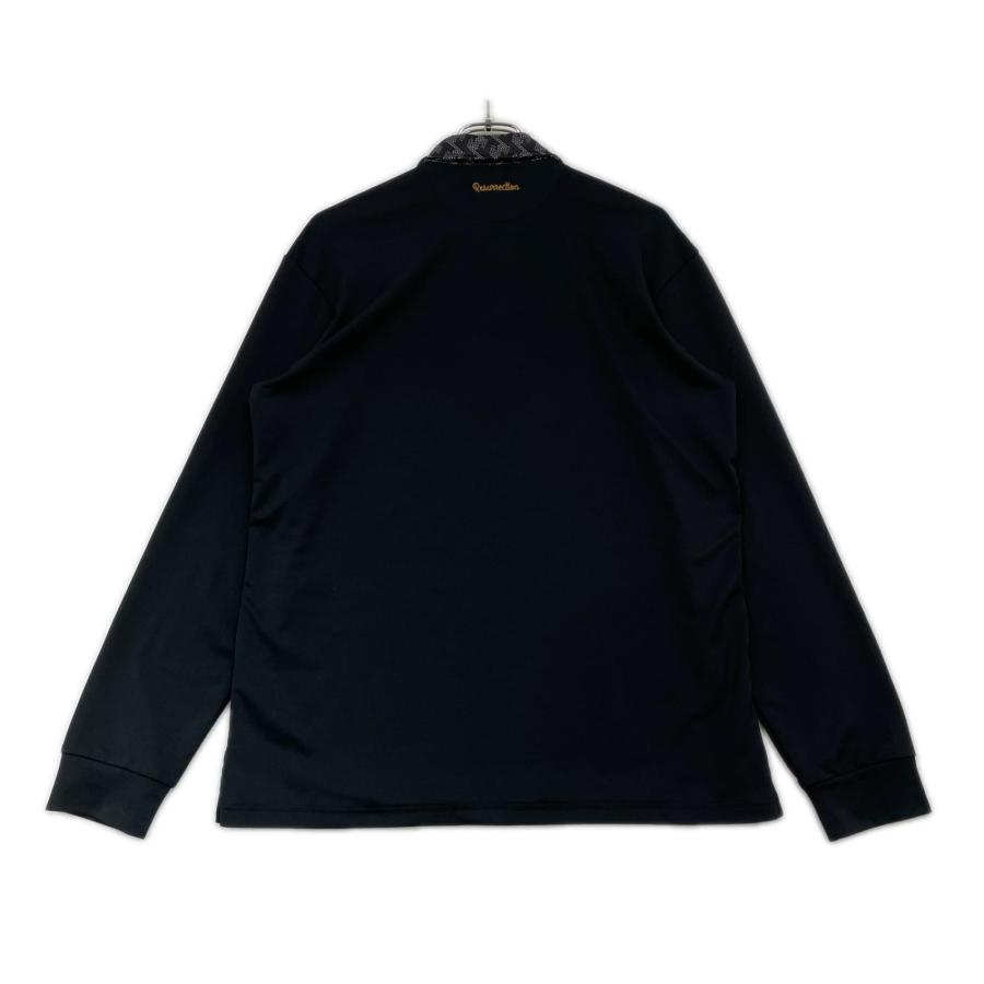 Resurrection 中古 レザレクション メンズ 長袖ポロシャツ XL ブラック