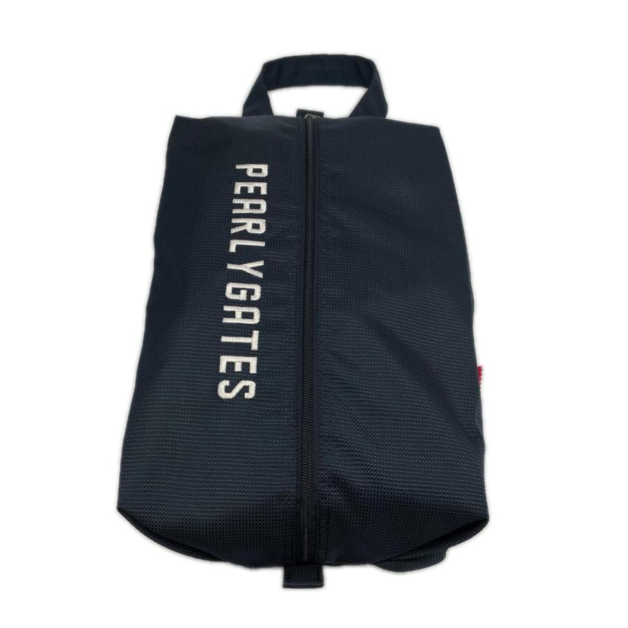 発送〜 PEARLY GATES（パーリーゲイツ） 中古 シューズケース ネイビー