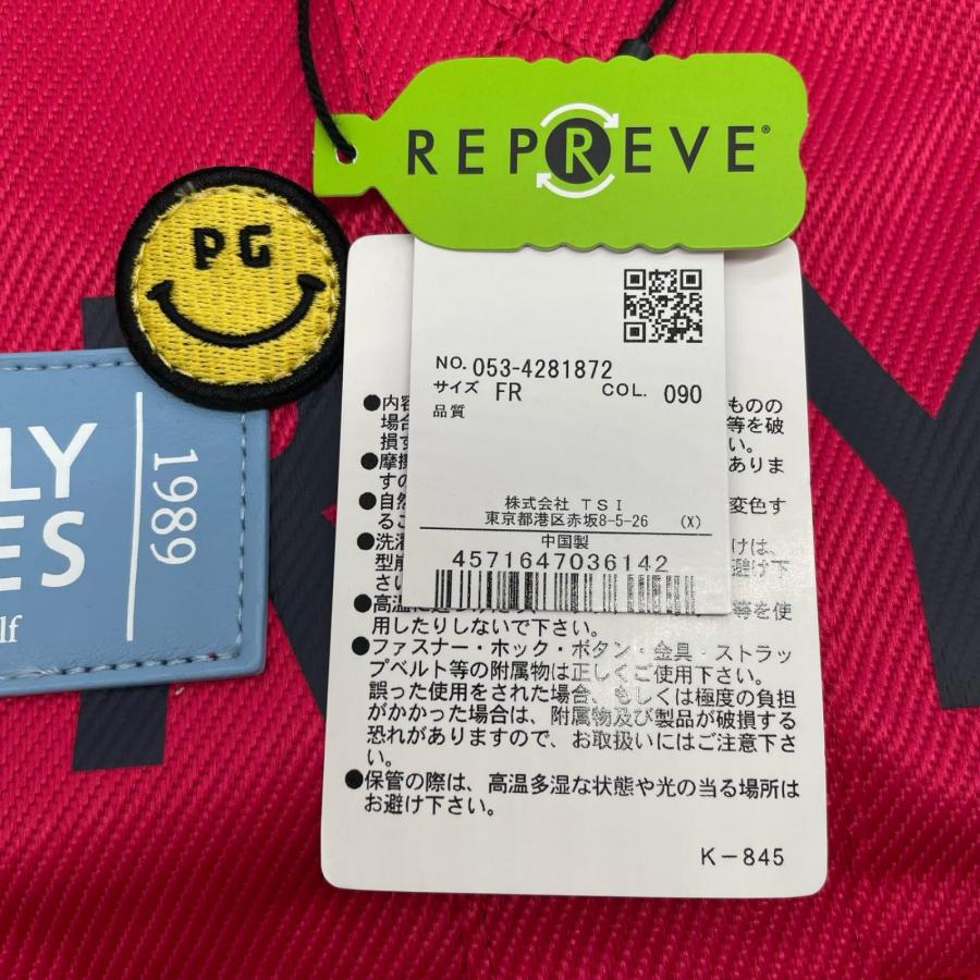 PEARLY GATES（パーリーゲイツ） 未使用品 カートバッグ ピンク ロゴ