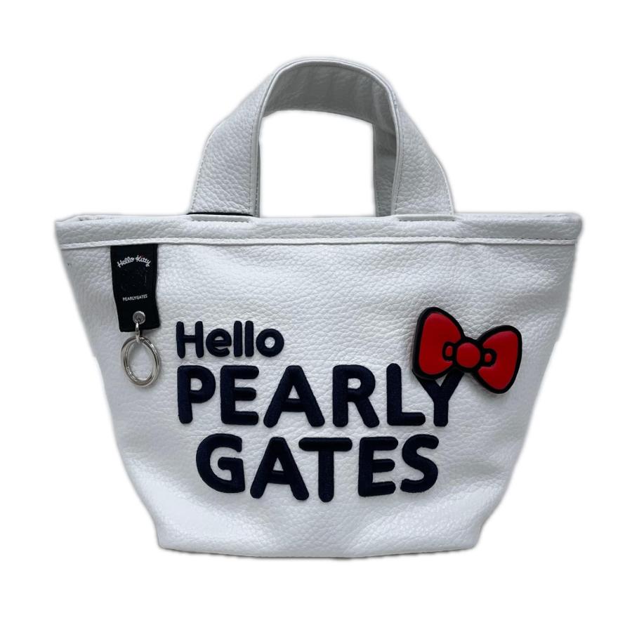 【新品タグ付き】PEARLY GATES Hello Kitty カートバッグ PEARLY GATES（パーリーゲイツ） 未使用品 カートバッグ ホワイト 白