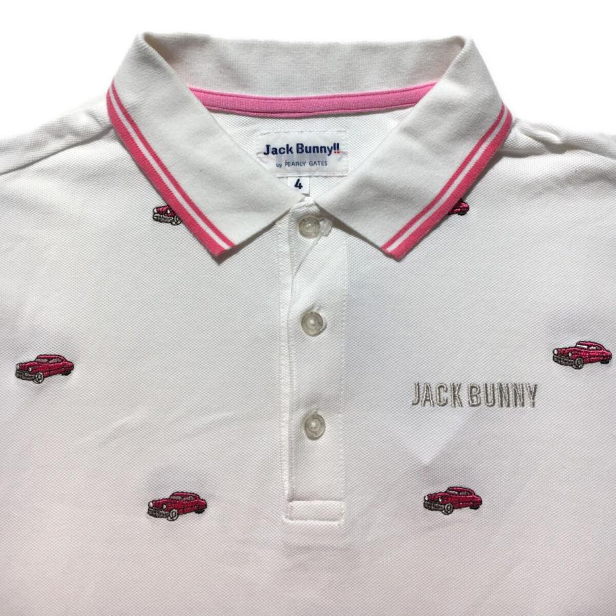 Jack Bunny!!（ジャックバニー） 中古 メンズ 半袖ポロシャツ 4(M) 白