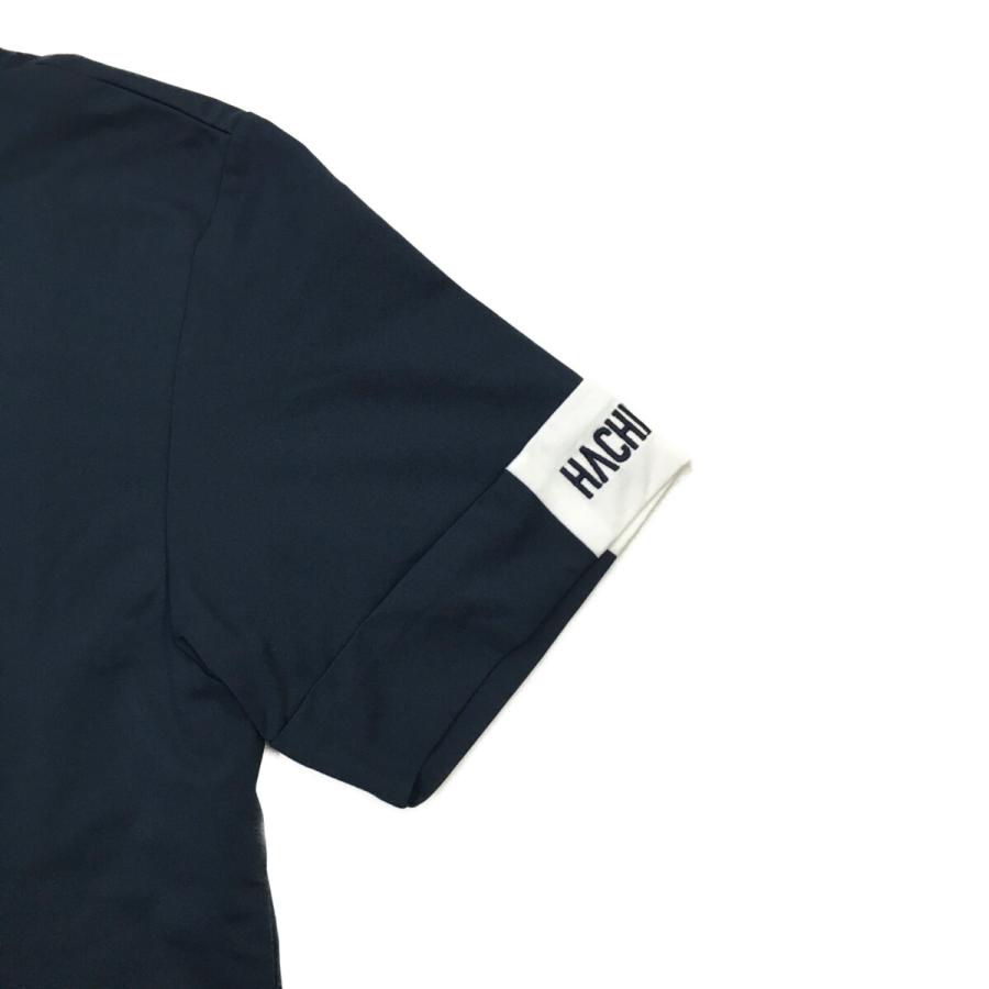 coco 中古 ハチヤーズ 8YARDS メンズ 半袖ポロシャツ M 紺 ネイビー