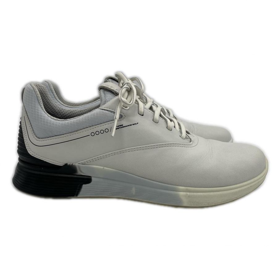 ECCO ゴルフシューズ　新品　24.5cm coco エコー ecco ゴルフシューズ 41 25.5cm ホワイト ゴアテックス