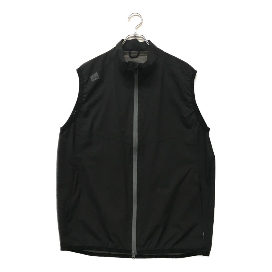 coco 中古【SALE】 ピン PING メンズ ベスト L 黒 ブラック ダブルジップ ポケッタブル レターパックプラス発送可 K5200 | PING