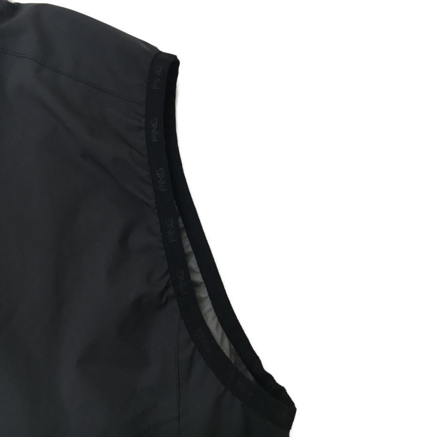 coco 中古【SALE】 ピン PING メンズ ベスト L 黒 ブラック ダブルジップ ポケッタブル レターパックプラス発送可 K5200 | PING | 03