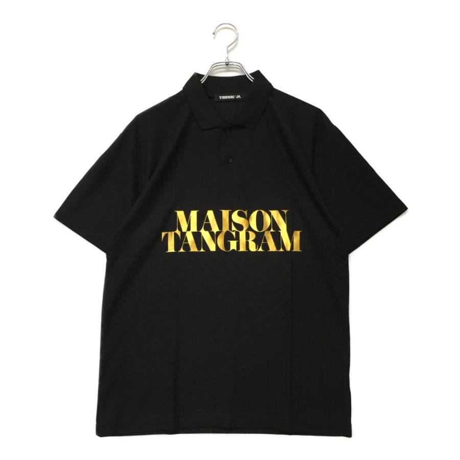 TANGRAM ゴルフ 半袖ポロシャツ ブラック M TANGRAM（タングラム） coco 未使用品【SALE】 メンズ 半袖ポロシャツ