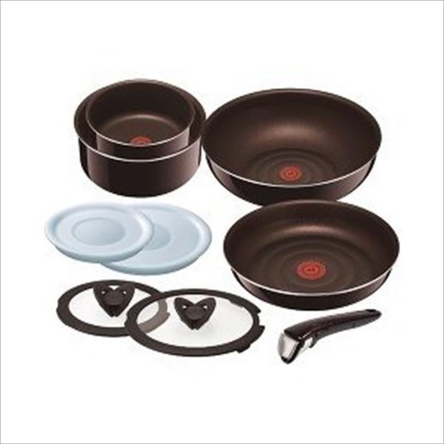 T-fal - 新品未使用！ インジニオ・ネオ ・マホガニー・プレミア 9点セット T-fal インジニオ・ネオ・マホガニー9 プレミアフライパンセット
