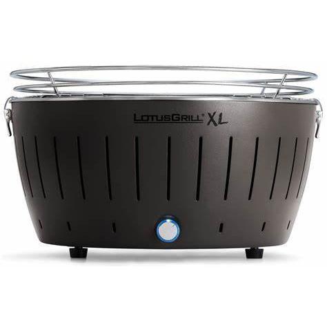 【新品】LotusGrill ハーフェレ ジャパン ロータスグリル グレー ハーフェレジャパン ロータスグリルXLサイズ お試し炭付USB対応