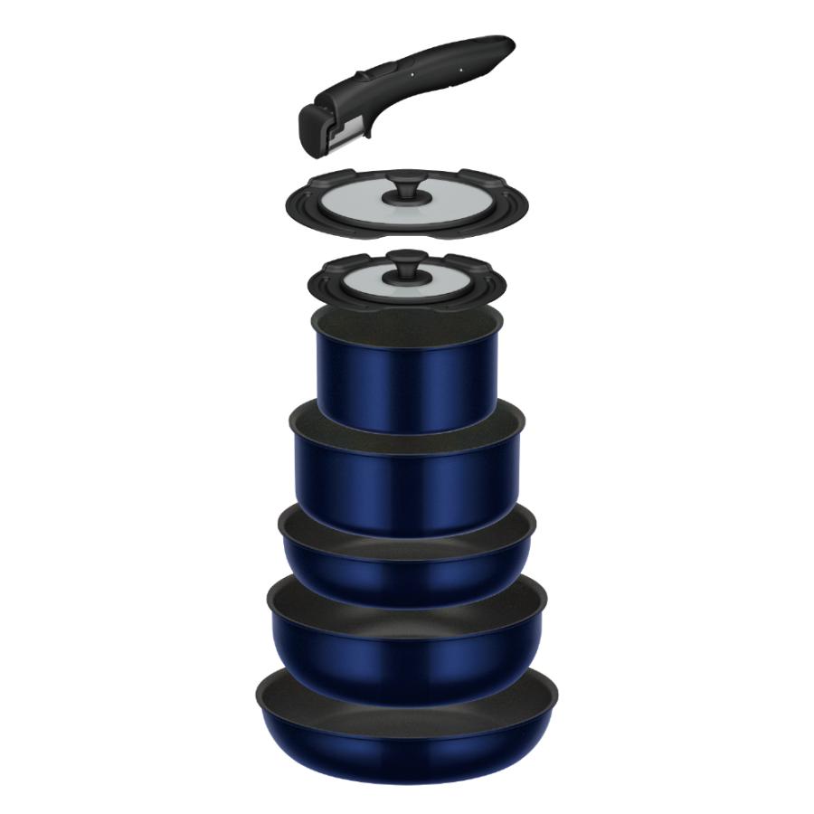 サーモス THERMOS 取っ手のとれるフライパン8点セットEA ガス火対応