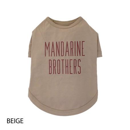 MANDARINE BROTHERS マンダリンブラザーズ BASIC COOL T-SHIRT ベーシッククールTシャツ Tシャツ 接触冷感 防蚊 犬 服 犬服 S-L｜coco-place｜02