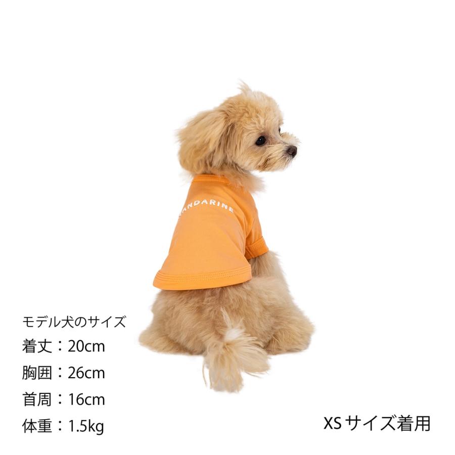 MANDARINE BROTHERS マンダリンブラザーズ COOL COCKTAIL T-SHIRT Tシャツ 接触冷感 防虫加工 クール 春夏 犬 服 犬服 ドッグウェア M MD L｜coco-place｜09