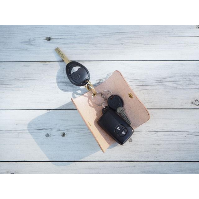 キーケース レディース メンズ ヌメ革 使うほどに味が深まる手作り ナチュラル ちょっとしたプレゼントにお勧めです |  | 02