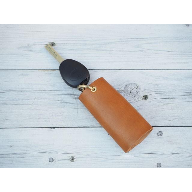 キーケース レディース メンズ 革 使うほどに味わい深まる 日本製オイルヌメ革 キャメル系ブラウン ちょっとしたプレゼントにお勧めです |  | 03