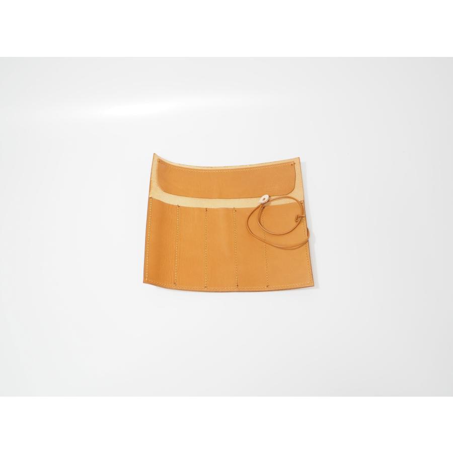 巻き巻き ペンケース キャメル 本革 筆箱 使うほど味が出る |  | 02