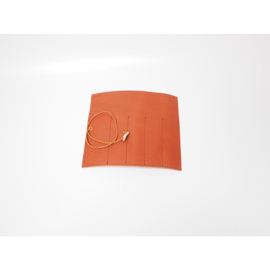 巻き巻きペンケース ブラウン 本革 筆箱 使うほど味が出る |  | 02