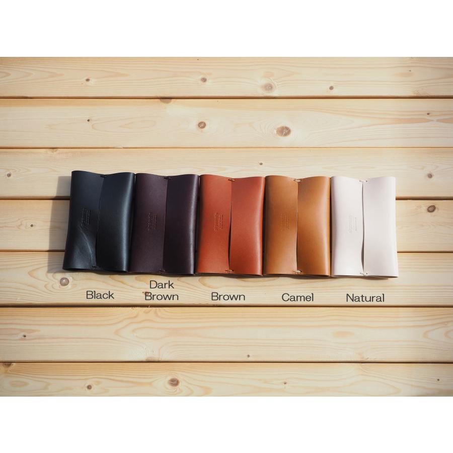 ポケットティッシュケース ナチュラル 本革 レザー ヌメ革 手作り |  | 03