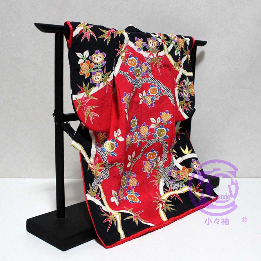 橘と竹模様のミニチュア着物（額装付き） | cocosode | 04