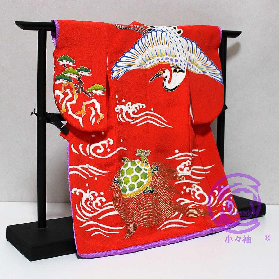 鶴亀模様のミニチュア着物（百寿図額付き） | cocosode | 04