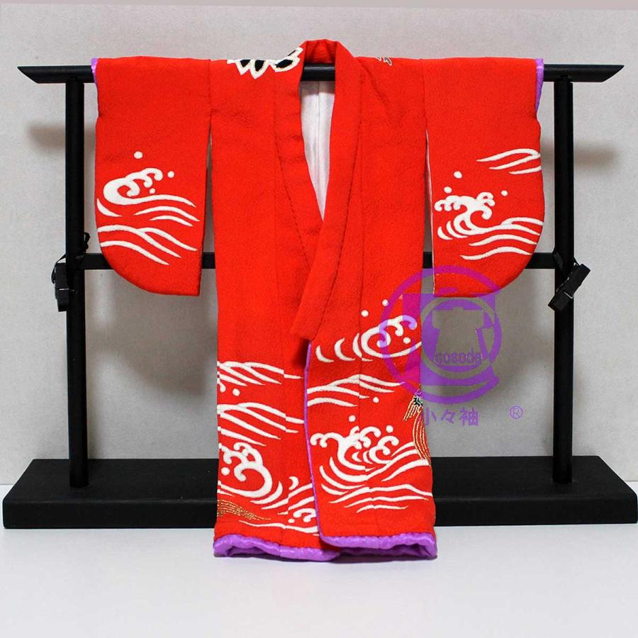 鶴亀模様のミニチュア着物（百寿図額付き） | cocosode | 06