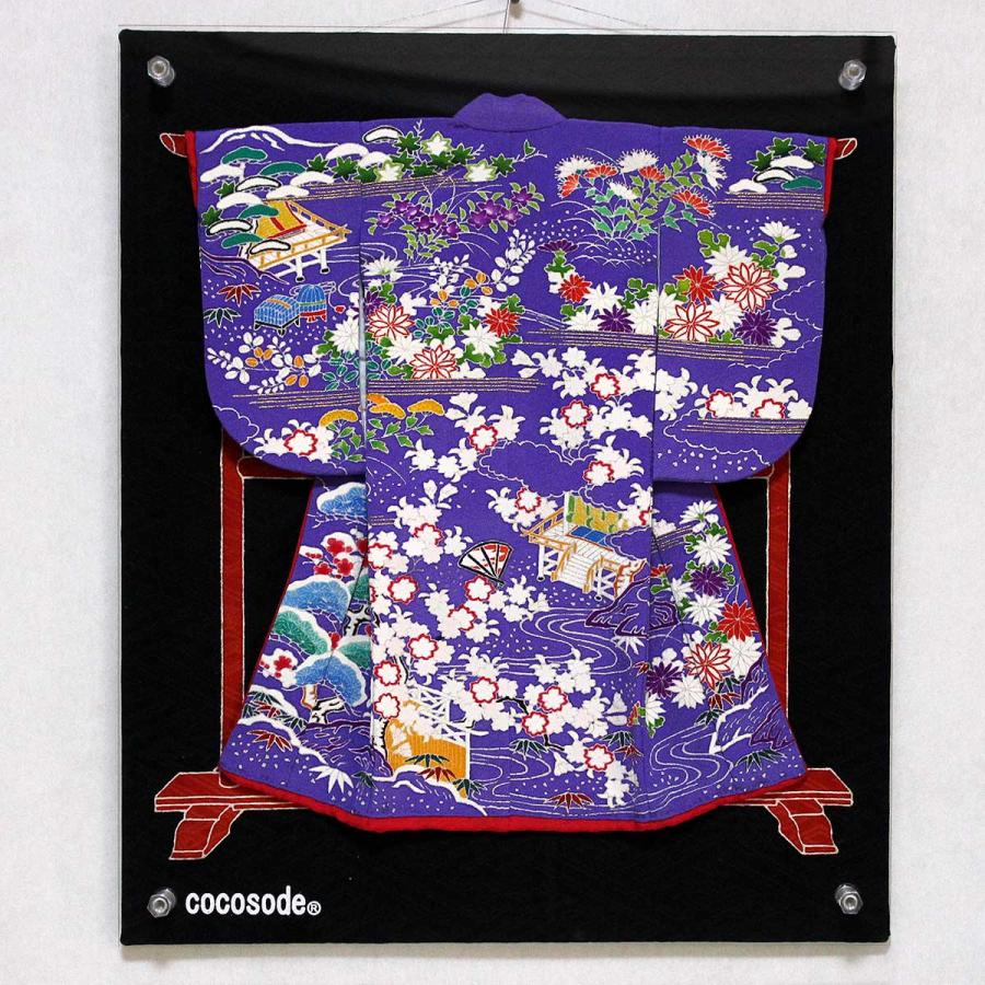 ミニチュア着物御所解模様 桔梗色２ Fakfakkab Go Id