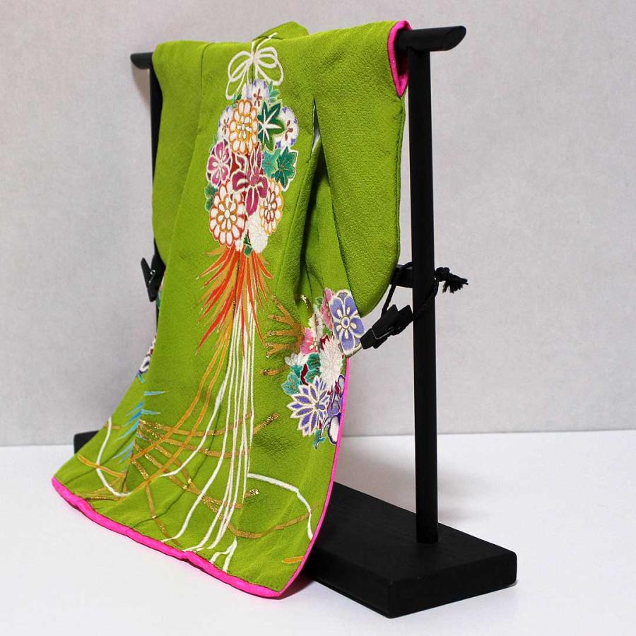 御簾に薬玉模様のミニチュア着物紺桔梗色 : 小々袖Yahoo!店 - 通販