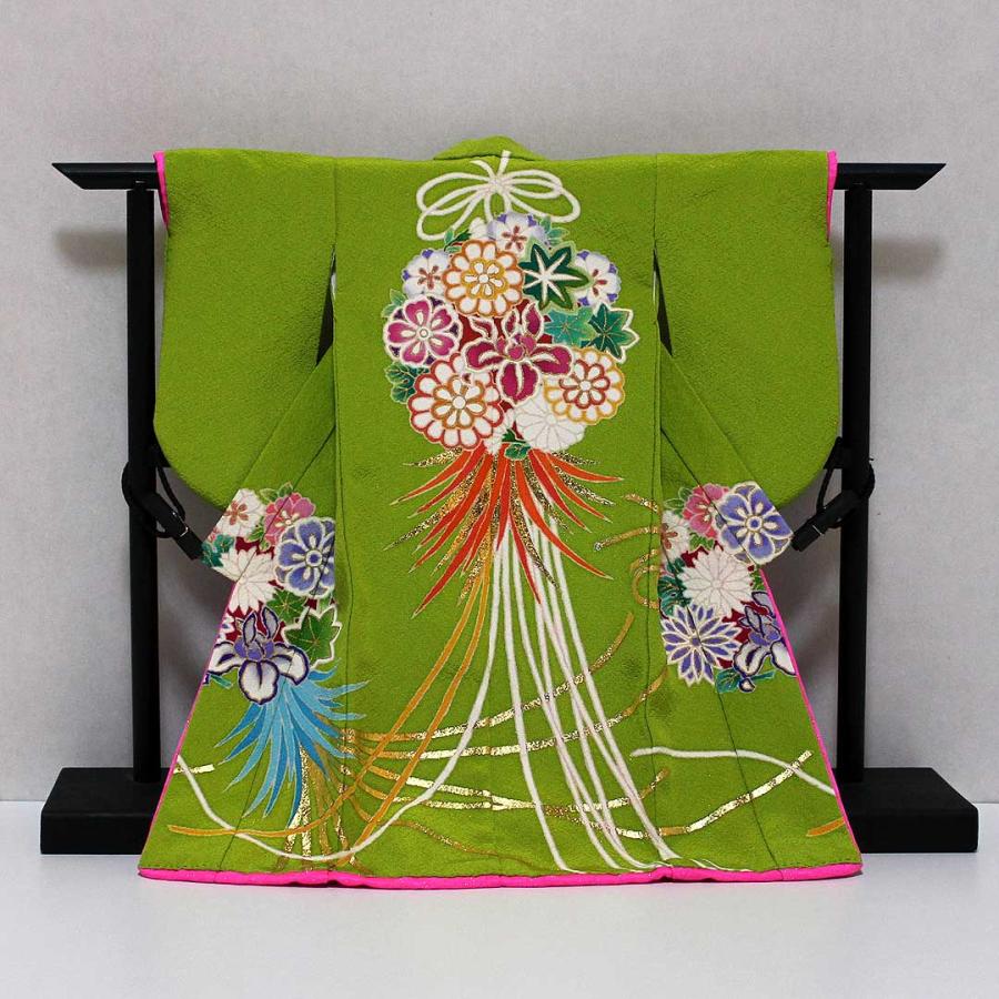 御簾に薬玉模様のミニチュア着物紺桔梗色 : 小々袖Yahoo!店 - 通販