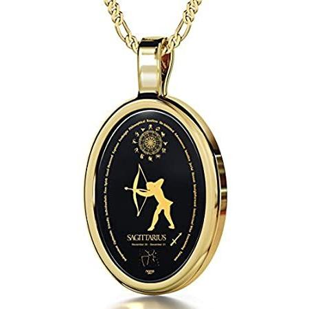 代引き手数料無料 射手座ネックレス 星座ペンダント 誕生日用 11月23日 12月21日 星座とパーソナリティの特性 ブラックオニキス宝石に24kゴールドに刻まれた18 B0074kz4jq Coco ストア 通販 Yahoo ショッピング 珍しい Www Doctor Plan Com