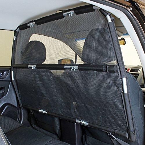 Bushwhacker - Deluxe Dog Barrier 50" Wide - Ideal for Smaller Cars, Trucks, and SUVs CUVs - Pet Restraint Car Backseat Divider Vehicle Gate その他犬用品